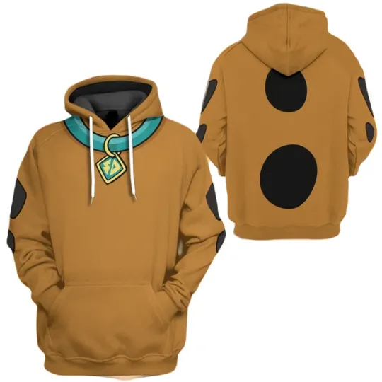 Scooby Doo 3D Hoodie For Men Women