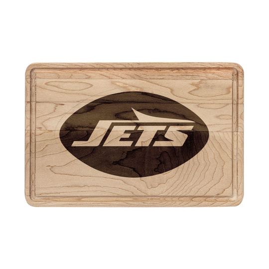 Jets Football Logo Cutting Board | Wooden Cutting Board