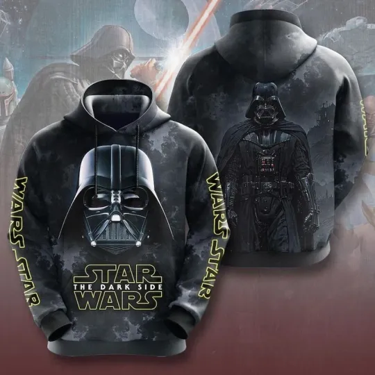 Discover Star Wars Darth Vader The Dark Side Galaxy's Edge T-shirt 3D Hoodie 3D Printed