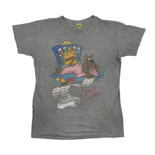 Discover Vintage 1999 Scooby Doo Christmas Letter T-Shirt