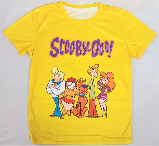 Discover Scoo-by-Do-o Anime Crewneck T-Shirt for Boys and Girls