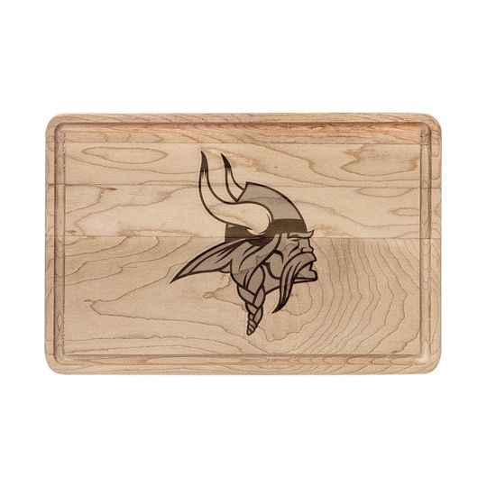 Minnasota Vikings Wooden Cutting Board