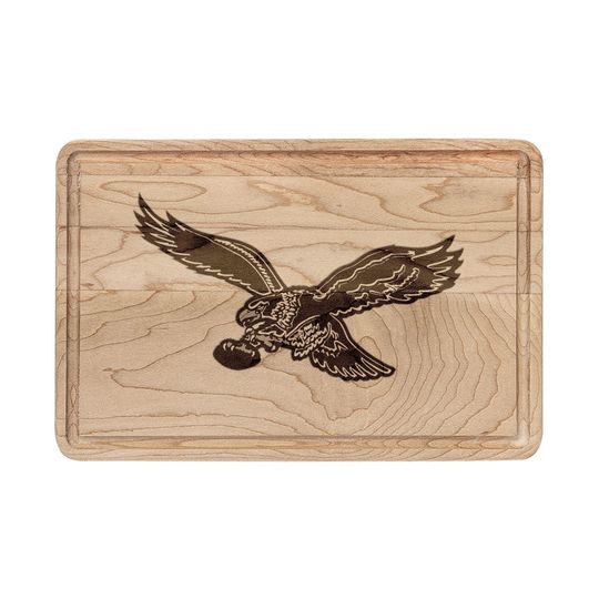 Philadelphia Eagles Wooden Cutting Board | Charcuterie Serving Board