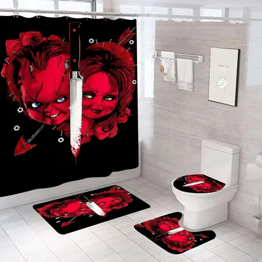 Discover Horror Movie Bride of Chucky Shower Curtain or Bathroom Sets
