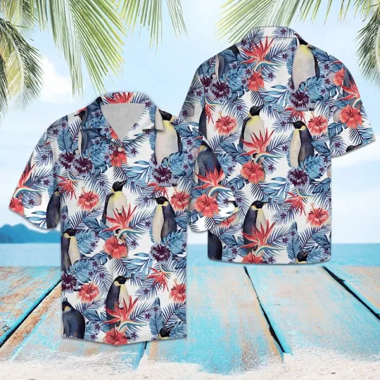 Discover Penguin Hawaiian Shirt