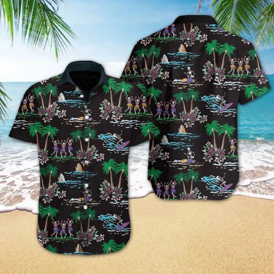 Discover Skeleton Beach Hawaiian Shirt