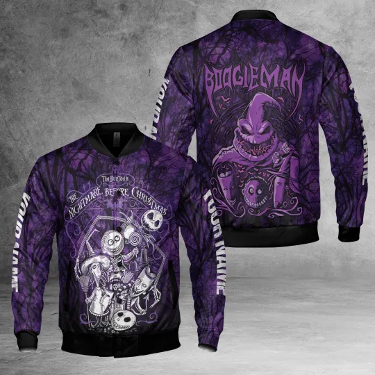 Personalized Oogie Boogie Tim Burton's The Nightmare Before Christmas Jacket