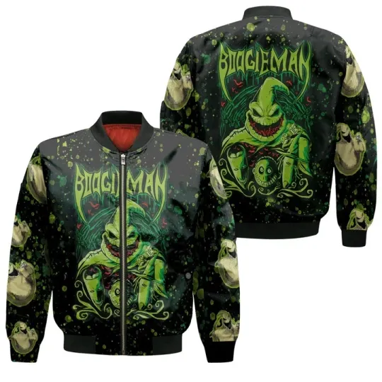 Discover Oogie Boogie Boogieman Nightmare Before Christmas Bomber Jacket Size S-5XL