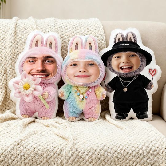 Discover personalized pillow, customized face pillow, customized  pillow for friends or pets, gift for himBirthday gift, couple giftChristmas gifts