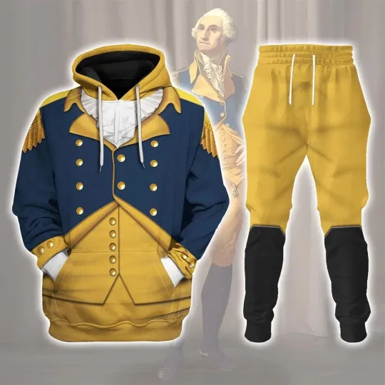 Discover George Washington: Indispensable Man Uniform Hoodie Sweatpants  Tracksuit S-5XL