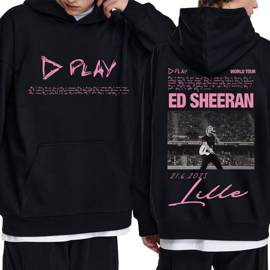 Discover Ed Shee Play World Tour 2026 Merch Hoodie