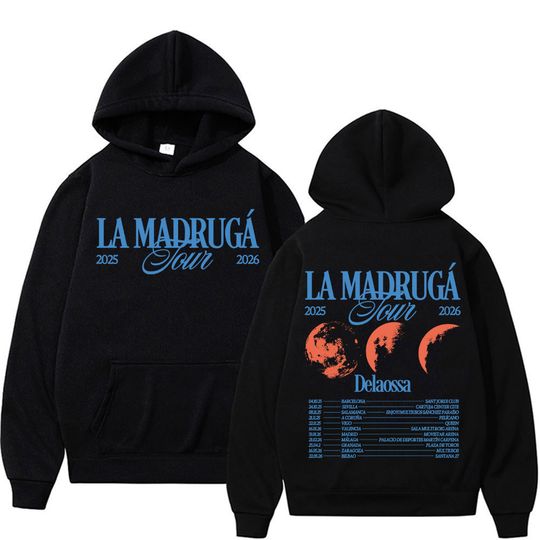 Discover Rapper Delaossa La Madruga Tour 2026 Hoodie