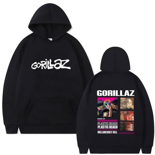 Discover Rock Band Gorillaz The Mountain Album Tour 2026 hoodie
