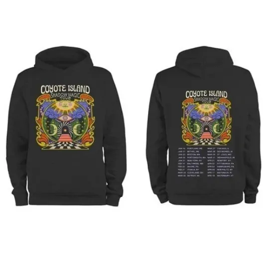 Discover Coyote Island Shadow Magic Tour 2026 Hoodie