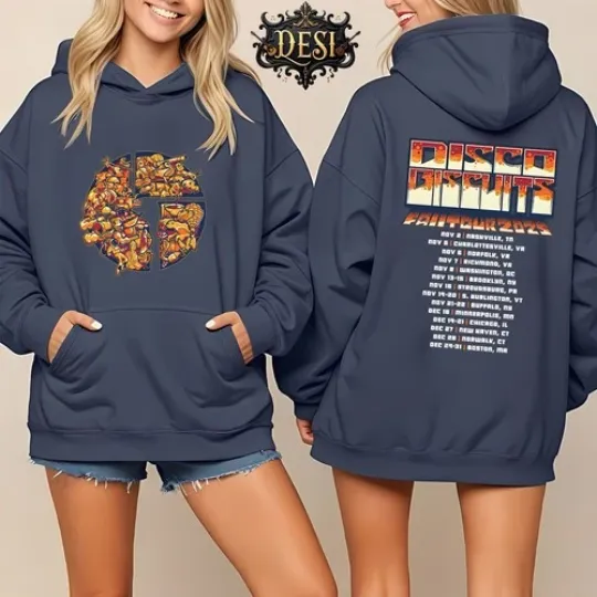 Discover The Disco Biscuits Fall Tour 2026 Unisex Inspired New Hoodie