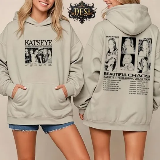 Katseye the Beautiful Chas Tour 2026 Inspired Hoodie