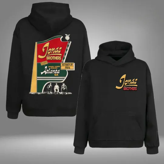 Jonas Brothers Oct 28 2025 Atlanta, GA Event Hoodie