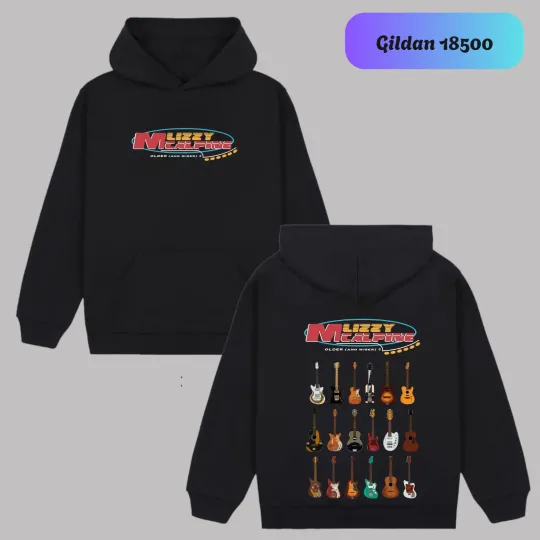 Discover Lizzy McAlpine Older And Wiser Guitar Tour 2025 Hoodie