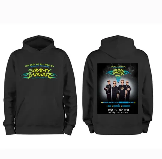 Discover Sammy Hagar 2026 Las Vegas Tour Hoodie Or T-shirt