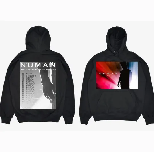 Discover Gary Numan 2026 North American Tour Hoodie