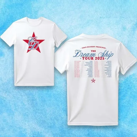 Discover Cian Ducrot 2025 Tour T-Shirt