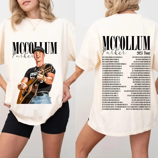Discover P McCollum 2025 Tour T-shirt – Country Style Meets Concert Spirit T-Shirt