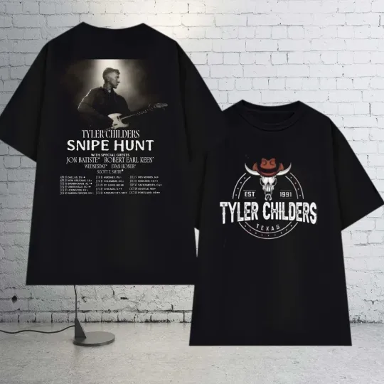 Discover 2026 Tyler Childers Snipe Hunt Shirt, Tyler Childers Tour Two Sided T-Shirt