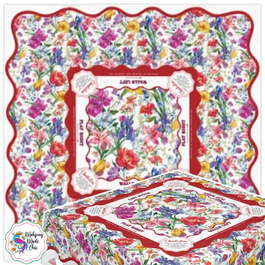 Discover Garden Party Floral Mahjong Tablecloth With Instructions, Charleston Rules Table Cover, Fall Game Night Decor, Mah Jongg Mahjong Accessories