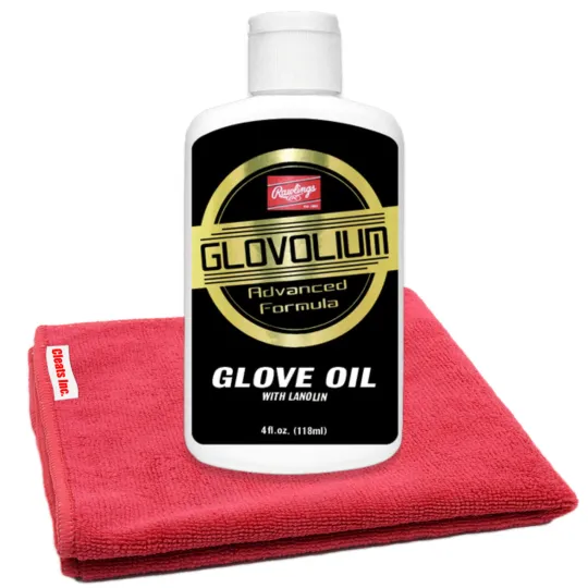 Discover Rawlings Glovolium Glove Oil Kit w/ Cloth Baseball Softball Leather Conditioner