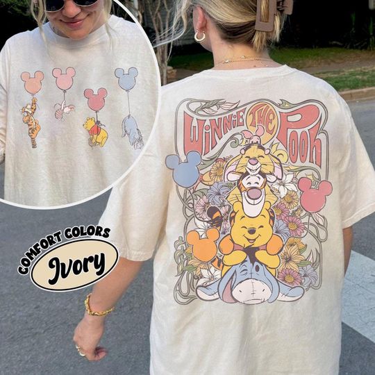 Discover Retro Winnie the Pooh T-Shirt with Pooh and Friends Disney
