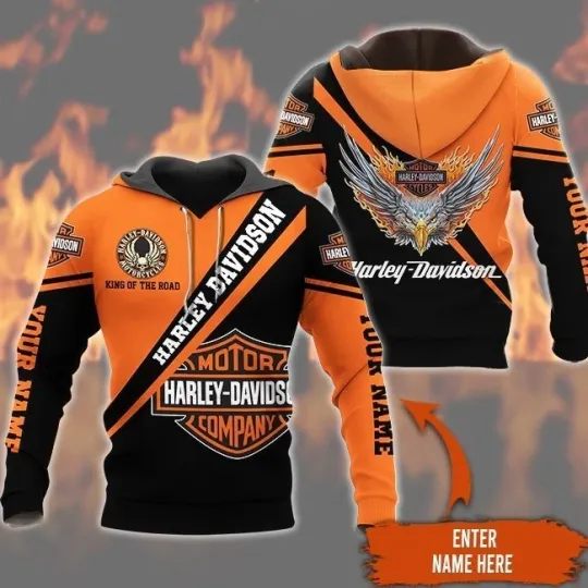 Discover Personalized Harley Motor Racing Davidsonn 3D Hoodie
