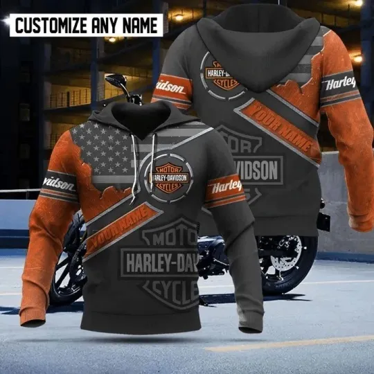Discover Personalized Harley Motor Racing Davidsonn 3D Hoodie