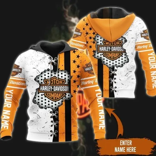 Discover Personalized Harley Motor Racing Davidsonn 3D Hoodie