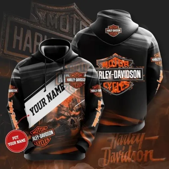 Discover Personalized Harley Motor Racing Davidsonn 3D Hoodie