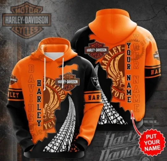 Discover Personalized Harley Motor Racing Davidsonn 3D Hoodie
