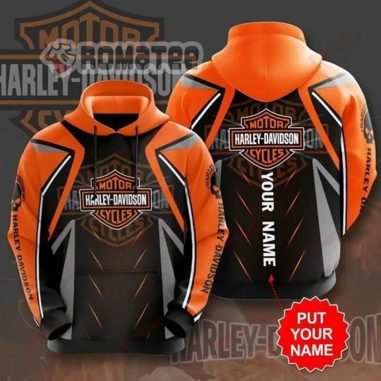Discover Personalized Harley Motor Racing Davidsonn 3D Hoodie