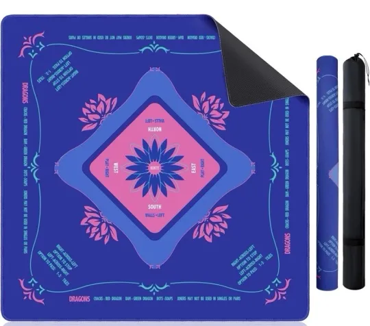 Discover American Mahjong Table Mat, Mahjong Gift for Women