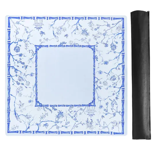 Discover Large Blue Mahjong Mat, Mahjong Gift for Women