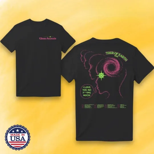 Discover Glass Animals North American Tour Of Earth 2025 T-Shirt