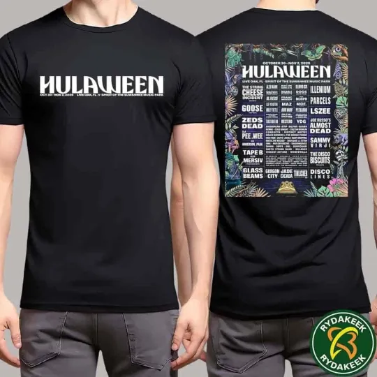 Discover Hulaween Festival 2025 Live Oak Florida T-Shirt