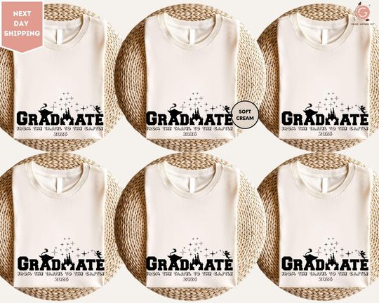 Discover Disney From Tassel to the Castle Graduate 2026 Shirt, Graduation Shirt, Class of 2026 Shirt, Disney Castle 2026 Shirt, Gift For Seniors