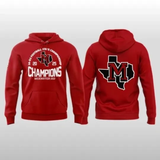 Discover !Muenster Football Football Championships 2025 Hoodie 2D