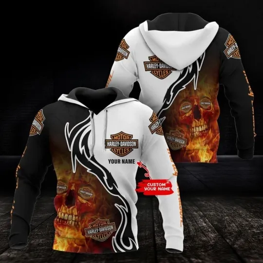 Discover Personalized Harley Motor Racing Davidsonn Lightweight Hoodie Unisex Adult S-5XL