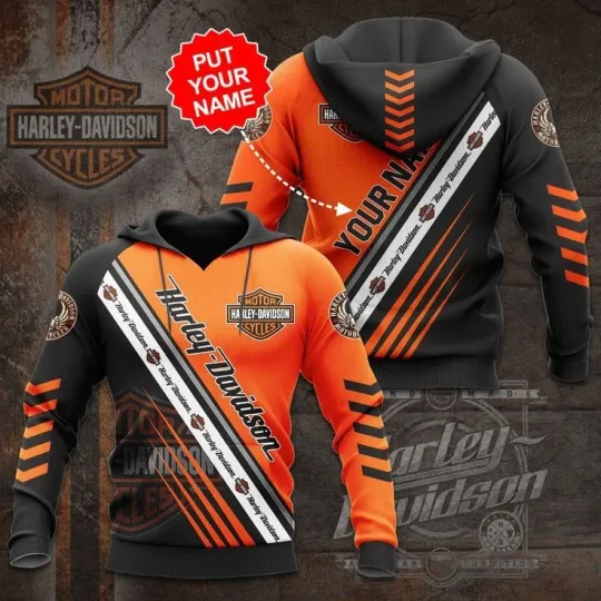 Discover Personalized Harley Motor Racing Davidsonn Lightweight Hoodie Unisex Adult S-5XL