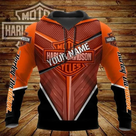 Discover Personalized Harley Motor Racing Davidsonn Lightweight Hoodie Unisex Adult S-5XL