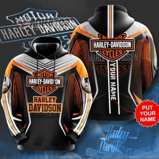 Discover Personalized Harley Motor Racing Davidsonn Lightweight Hoodie Unisex Adult S-5XL