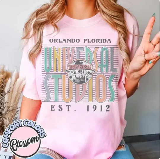 Discover Retro Disney Universal Studios Shirt, Universal Studios 2025 Trip Shirt