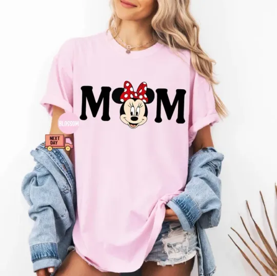 Discover Comfort Colors Disney Minnie Mom and Dad Shirt, Disney Family Couple Trip TShirt