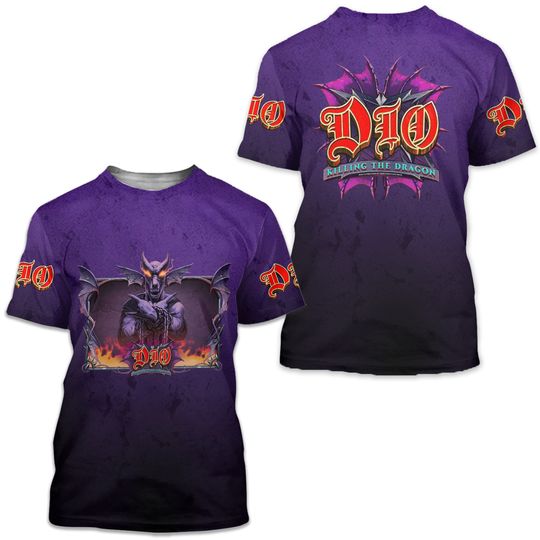 Heavy Metal Rock Dio Band 3D Print T-shirt