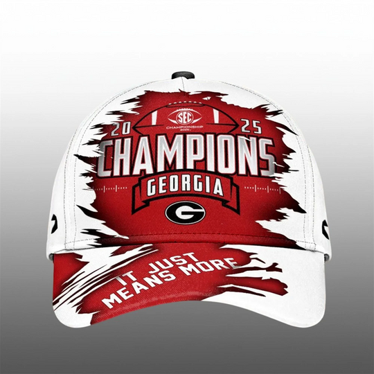 Discover 2025 GA bulldogs SEC Champions It Just Means More Cap